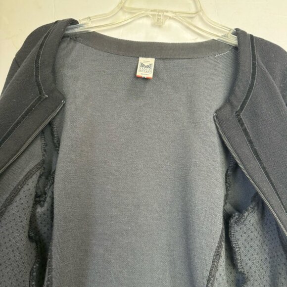 Dale Of Norway Merino Wool Jacket Black Gray Zipper Sweater Cardigan Knit Top M - Picture 13 of 16